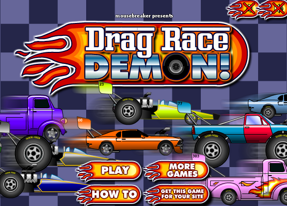 Игра Играть в Демон гонки онлайн