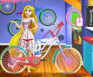 Рапунцель:Рапунцель собирает велосипед