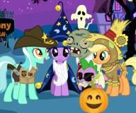 Веселье на Хэллоуин с Май литл пони