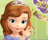 Маникюр:Принцесса София в маникюрном салоне