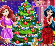 Принцессы Диснея:Принцессы Дисней и новогодгняя елка