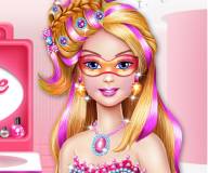 Барби Супер Принцесса:Покрась волосы и сделай прическу Барби