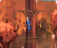 Аватар игры:Сокка прыгает по деревьям