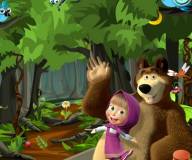 Приключение в лесу Маши и Медведя