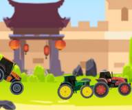 Гонки на тракторах в Китае