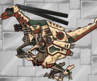 Динозавры роботы:Галлимим робот вертолет