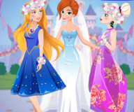 Барби и Эльза подружки невесты