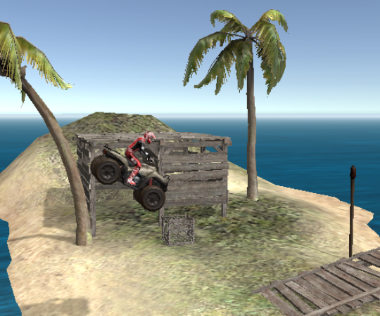Игра Квадроцикл на пляже