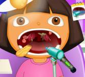Игры Даша путешественница:Даша лечит зубы
