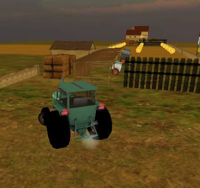 Игра Парковка трактора на ферме