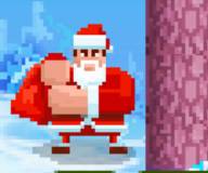 Игры на Новый год:Дед Мороз дровосек