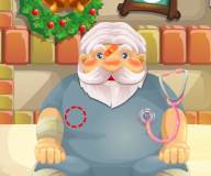 Игры на Новый год:Санта у доктора