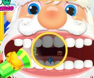 Игры на Новый год:Лечить зубы Санте