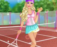 Барби играет в теннис