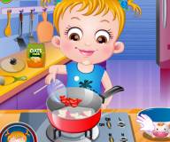 Малышка Хейзел:Малышка Хейзел на кухне