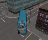 Автобусы:Парковка автобуса в Лондоне 3д